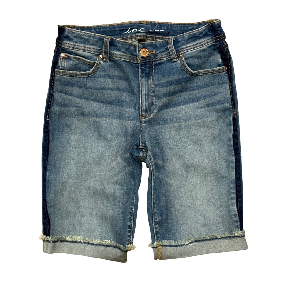 INC International Concepts Bermuda Jean Shorts Women’s Size 6